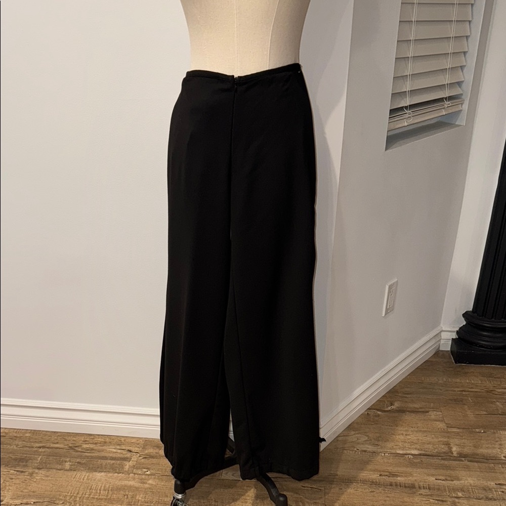 Cop.Copine Black Wide Leg Pants High Waist